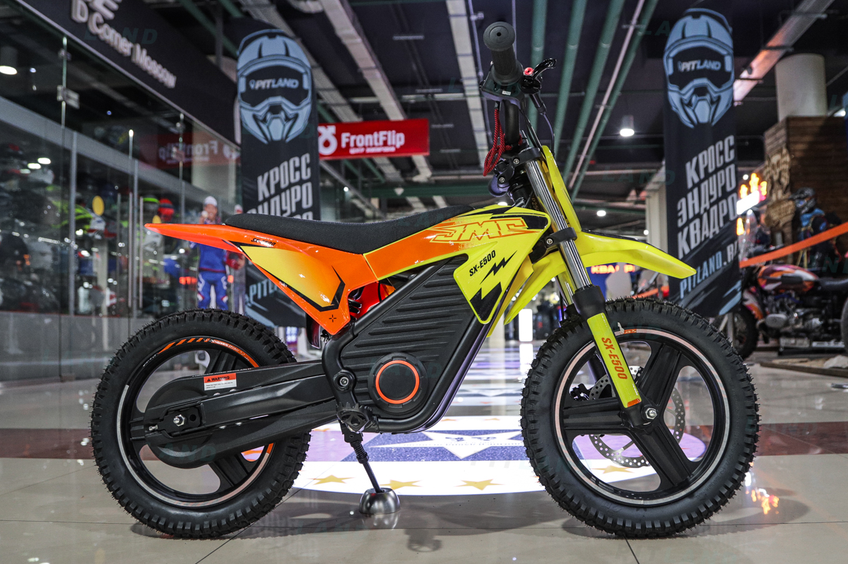Электропитбайк детский JMC SX-E500 Yellow (желтый)