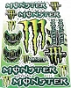 Наклейки набор Monster A3 #18