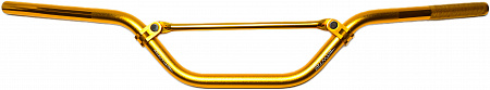 Руль 22.2 мм высокий толстостенный алюминий Pro Taper style Gold color(H-125мм) Руль 22.2 мм высокий толстостенный алюминий Pro Taper style Gold color(H-125мм)